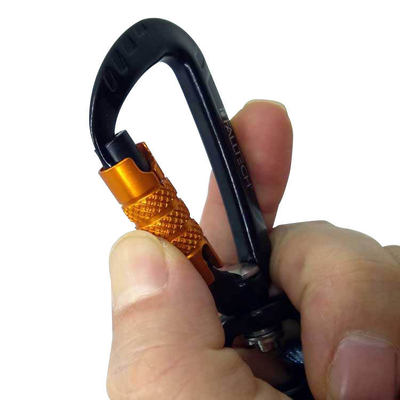 Metalowy sprężynowy zwrotnik Narzędzie bezpieczeństwa Lanyard Wysoka trwałość Karabiner Łatwa instalacja Wiązka przeciwpadkowa do pracy przemysłowej na zewnątrz