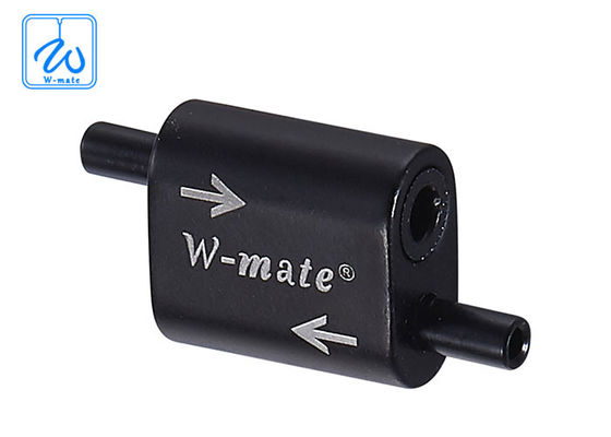 Czarny dwukierunkowy zacisk pętlowy do kabli, regulowane zaciski do kabli o niestandardowych rozmiarach