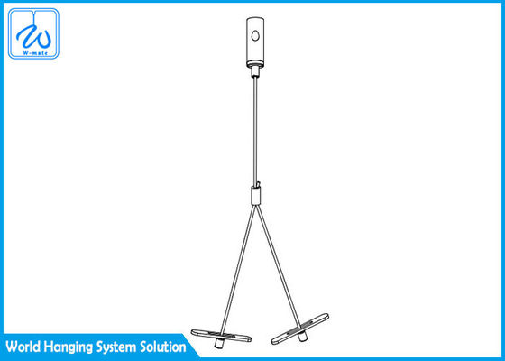 Wysokowydajny zestaw zawieszenia kabli 1,5 mm OD powierzchnia niklowa Łatwe w instalacji