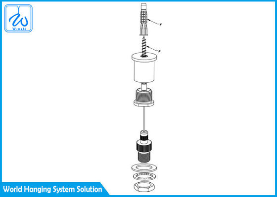 Zestaw do zawieszania kabli LED 7 X 7 Construction, długość na zamówienie, z kotwicą