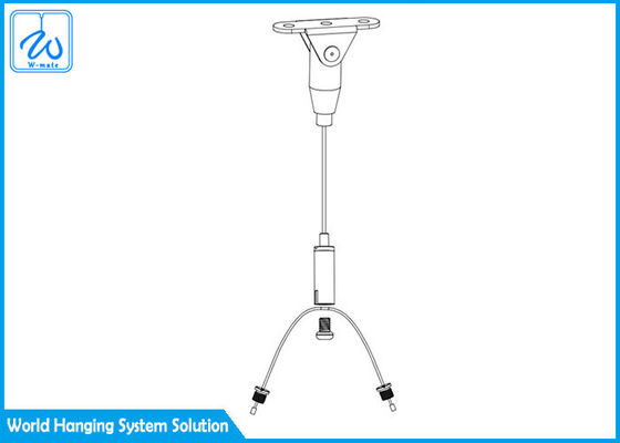 Wytrzymały zestaw zawieszenia z stalowego drutu