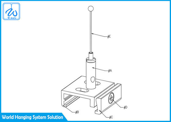 Wytrzymały, wszechstronny zestaw do zawieszania na drucie, mosiądz, stal, aluminium