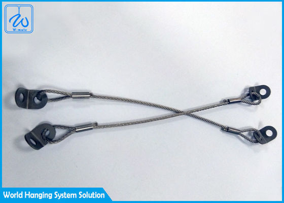 Niestandardowa linka zabezpieczająca przed upadkiem sprężyny bramy garażowej z zagiętym zakończeniem