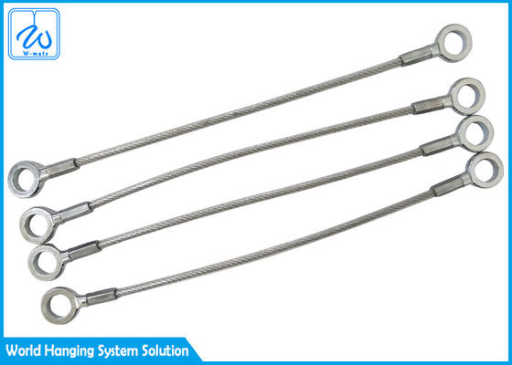 Włókna stalowe, sznury, przedłużenie wiosny, bezpieczeństwo, kable, oko i oko.