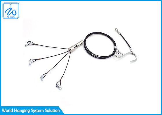 Zestawy zawieszenia kabli z liny stalowej do oświetlenia architektonicznego