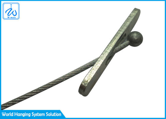 7x19 Kable lotnicze Wyroby liniowe ze stali z końcówkami kulkowymi Paddle w niewoli