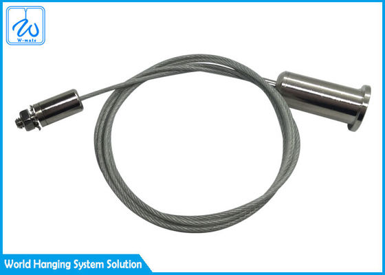 Przejrzysty zestaw zawieszenia zawieszonego kabla powlekanego Pvc z śrubą zamykającą