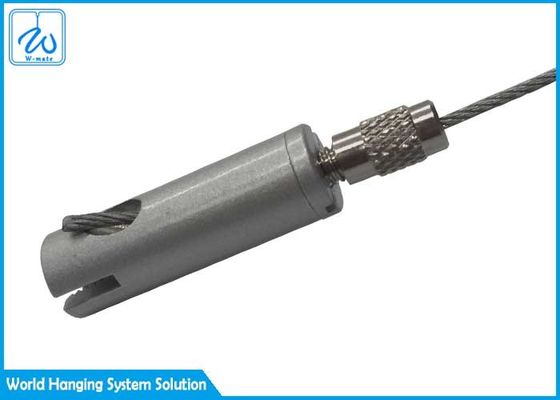 Zmiennego typu Knurl Joint Cable Gripper z męską nicią do systemu zawieszenia