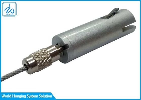 Zmiennego typu Knurl Joint Cable Gripper z męską nicią do systemu zawieszenia
