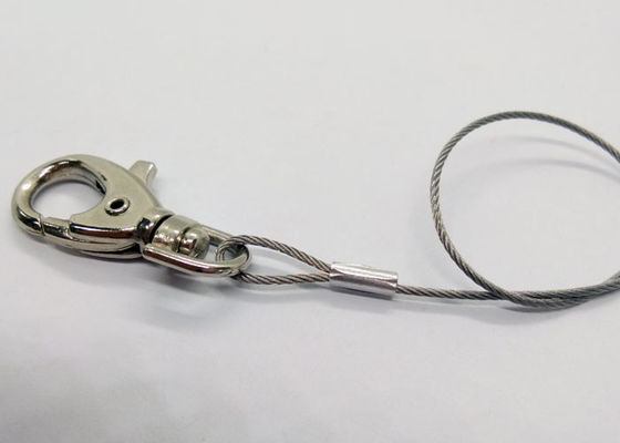 1x19 Włókno z stali nierdzewnej, ślinka 6 mm, kablówka, bez zawieszenia