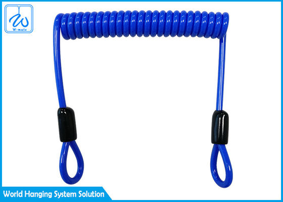 Smycz spiralna do wędki wewnątrz liny bezpieczeństwa z drutu stalowego 1,5m