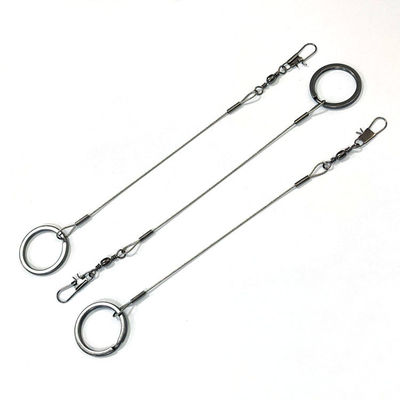 Czarny drut ze stali nierdzewnej Wyroby do liny Wieszący hak Narzędzia połowowe Bezpieczeństwo