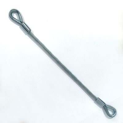 Zestaw sznurowadła do użytku zewnętrznego z pokryciem ze stali nierdzewnej z PVC z końcem hakem