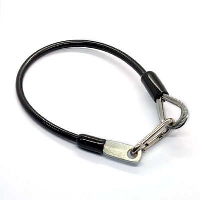 Safety Wire Rope Sling Tool With Stamped Eyelets Hook Spring Hanging Kits