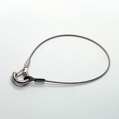 Wysokiej jakości ocynkowany zespół liny stalowej ze stali nierdzewnej z końcówkami oczkowymi ze stali nierdzewnej