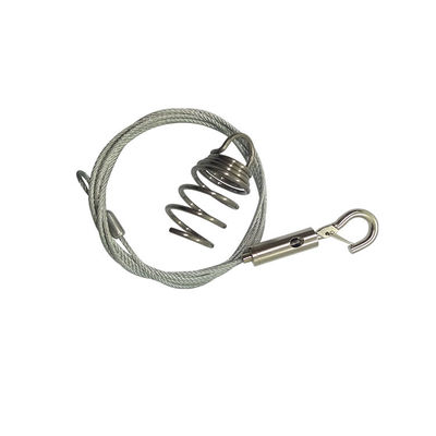 Regulowany zestaw do mocowania do sufitu z lin stalowych, kotwy sprężynowe do zawieszania akustyki