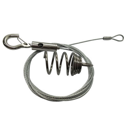 Regulowany zestaw do mocowania do sufitu z lin stalowych, kotwy sprężynowe do zawieszania akustyki