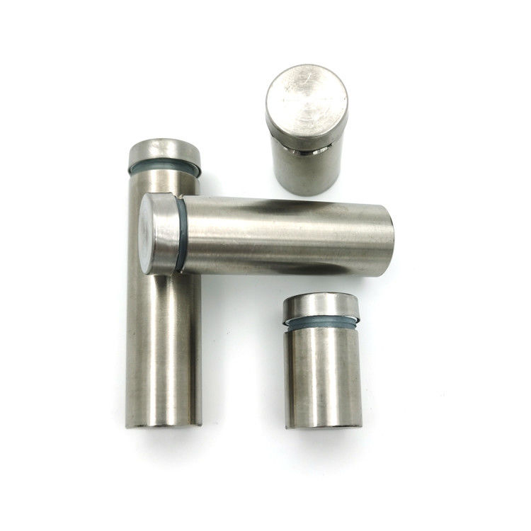 Stal nierdzewna Akryl Szkło Klips Dystansowy Gwintowany Stojak na Szyld do Reklamy na Panelu Szklanym