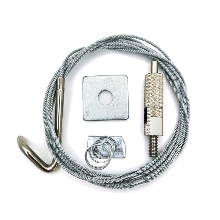 Zestawy zawieszenia 3 cale z mocowaniem i liną stalową z oczkiem flamandzkim oraz uchwytem sufitowym