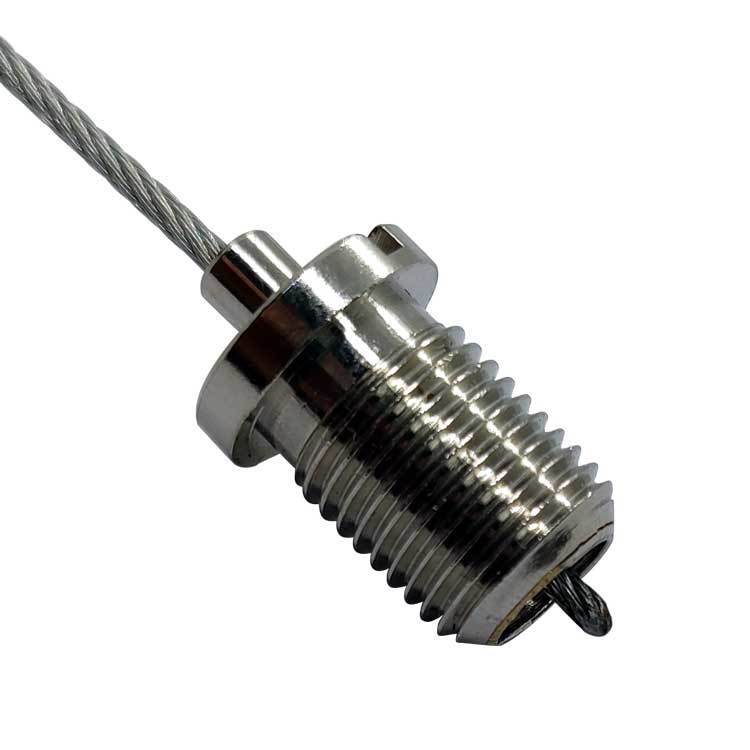 Zatwierdzone jakościowo klipsy kablowe Faston 18mm, chwytaki do liny stalowej pod kątem 90 stopni do użytku zewnętrznego