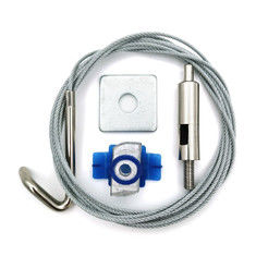 Włókno drutowe, mocowanie elektryczne, zawieszenie i system podtrzymywania