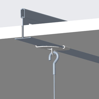 T Bar Twist Clip With Gripple Barrel End Fixing For Suspended Ceiling Grid