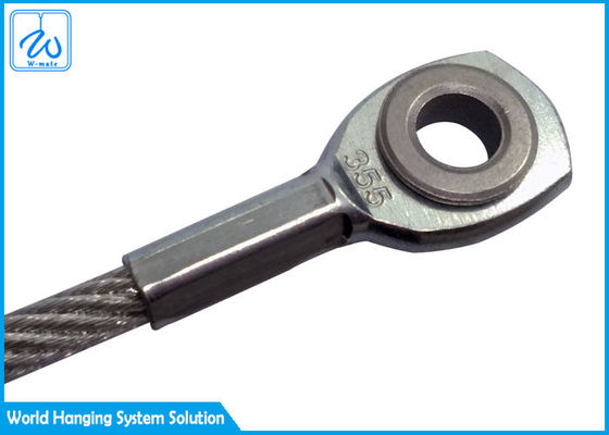 Pojedyncza Noga 304 Okucia do Kabli Lotniczych Oczkowy Terminal Bez Powłoki