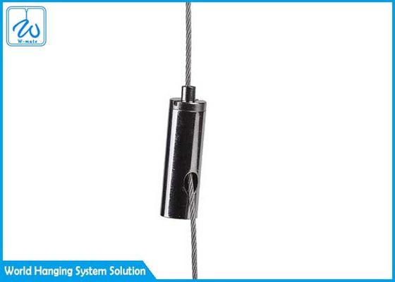 Chwytaki do stalowej linki lotniczej 7x19, chromowane