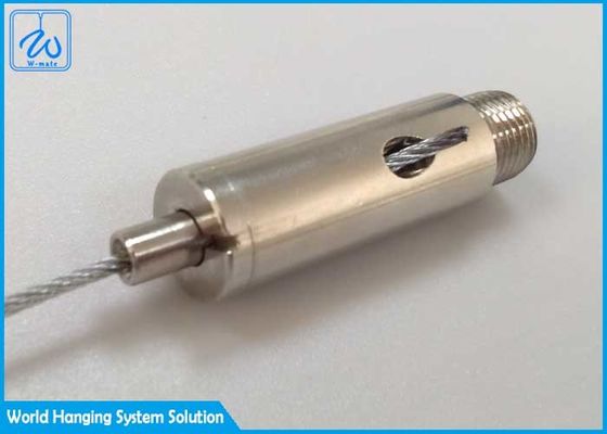 Zestaw zawieszenia uchwytnika drutu z kanału aluminiowego LED z zaciskami montażowymi